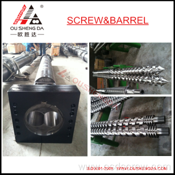 parallel twin screw barrel for weber screw extruder